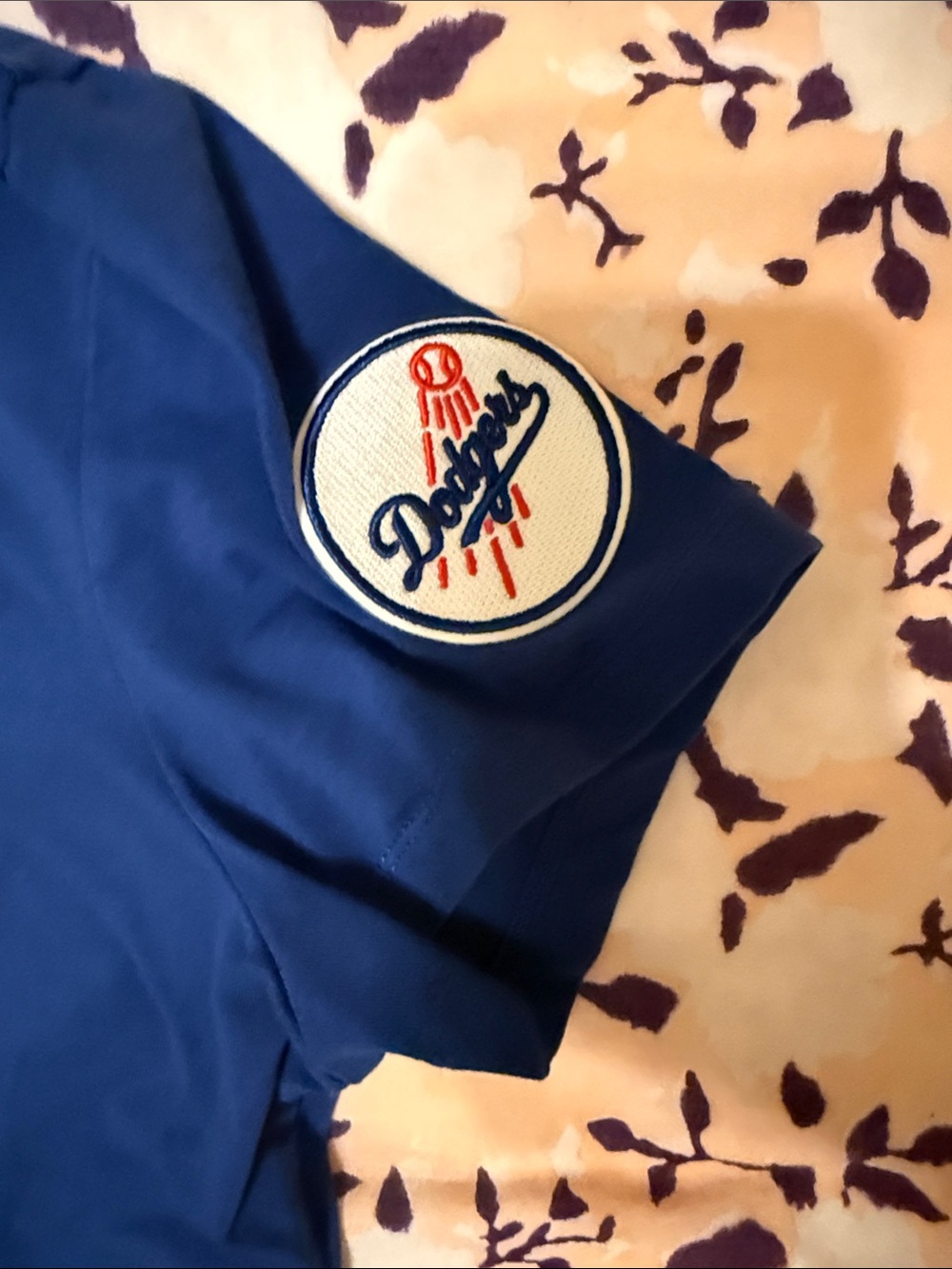 MLB LOS ANGELES DODGERS GAME DAY CLASSICS WOMEN'S SINGLE JERSEY BABY DOLL TOP - Picture 4 of 7